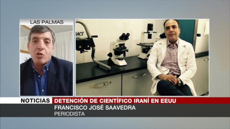 Saavedra: EEUU detuvo al profesor iraní por motivos políticos