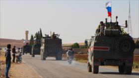 Policía militar rusa patrulla en ciudades sirias de Kobani y Manbij