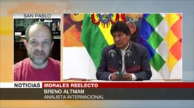 Altman: Oposición boliviana acusa a Morales para forzar balotaje