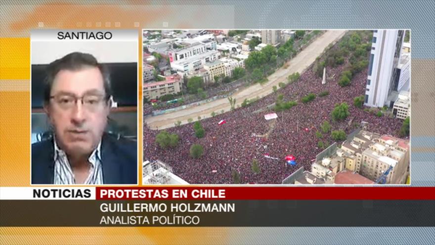  Holzmann: Chilenos exigen fin de corrupción de Gobierno de Piñera