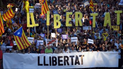 Independentismo catalán exige la liberación de sus líderes