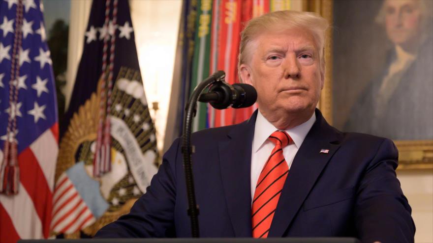 El presidente de EE.UU., Donald Trump, en la Casa Blanca en Washington D.C., 27 de octubre de 2019. (Foto: AFP)