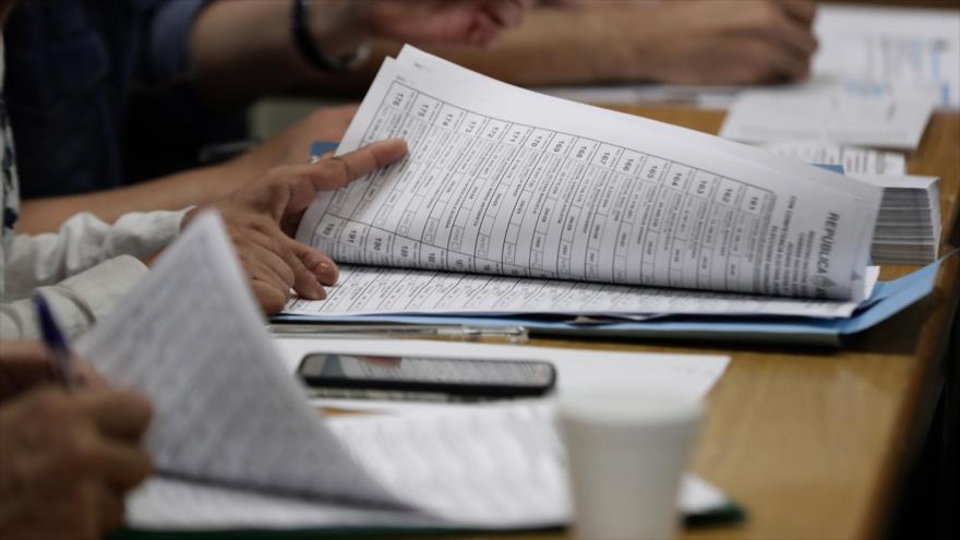 Patrón electoral de los comicios generales de Argentina, Buenos Aires, 27 de octubre de 2019. (Foto: AFP)