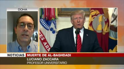 “Trump aprovecha muerte de Al-Bagdadi para fines electorales”