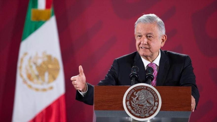 El presidente mexicano, Andrés Manuel López Obrador, en una rueda de prensa, 28 de octubre de 2019. (Foto: gob.mx)