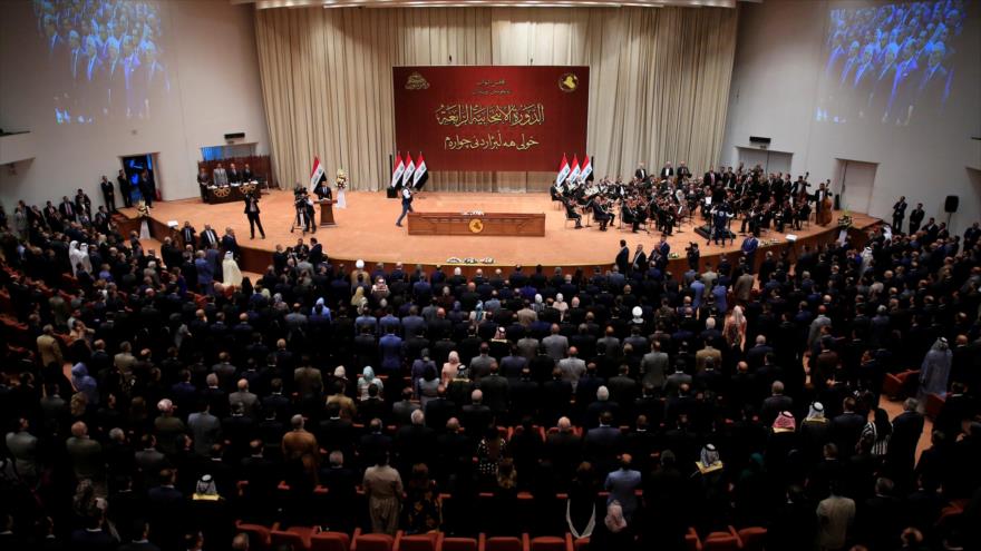 Legisladores iraquíes durante una sesión del Parlamento iraquí en Bagdad, (capital), 3 de septiembre de 2018. (Foto: Reuters)