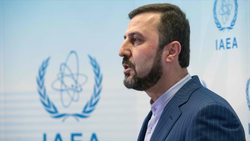 Kazem Qaribabadi, embajador iraní ante las organizaciones internacionales radicadas en Viena, capital austriaca, 10 de julio de 2019. (Foto: AFP)