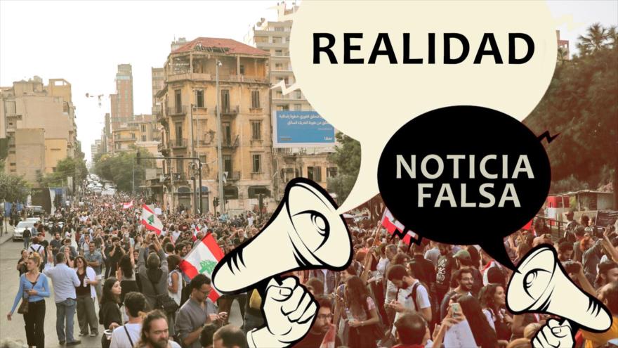 Vídeo: Noticias falsas, lado oscuro de las protestas en El Líbano