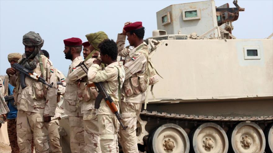 Soldados sudaneses en la provincia de Al-Hudayda, 22 de junio de 2018. (Foto: AFP)
