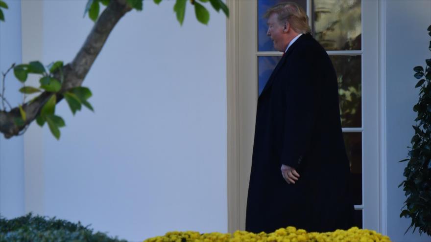 El presidente de Estados Unidos, Donald Trump, en la Casa Blanca, 1 de noviembre de 2019. (Foto: AFP)