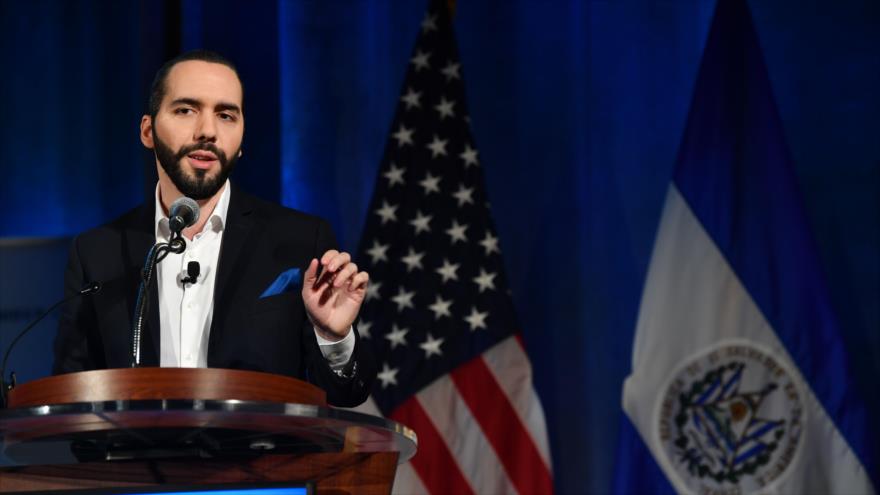 El presidente de El Salvador, Nayib Bukele, ofrece un discurso en Washington, capital de EE.UU., 1 de octubre de 2019. (Foto: AFP)