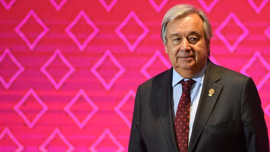 El Secretario General de las Naciones Unidas, António Guterres, durante la décima Cumbre ASEAN-ONU en Bangkok, 3 de noviembre de 2019. (Foto: AFP)
