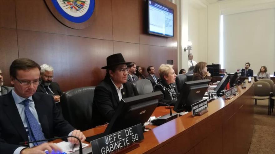 Bolivia denuncia ante la OEA un golpe de Estado en curso
