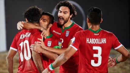 Irán vence a Rusia y va a semifinal como 1º en GB de fútbol playa
