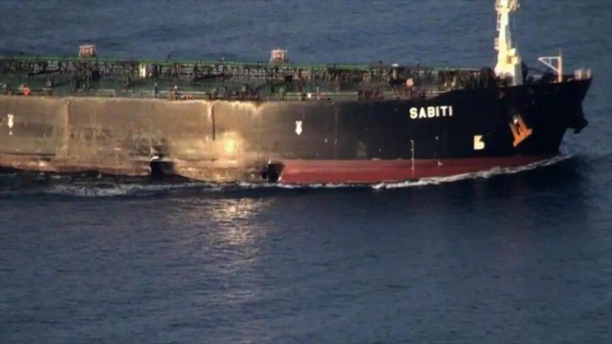 El petrolero iraní Sabiti en el mar Rojo, 13 de octubre de 2019. (Foto: AFP)

