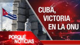 El Porqué de las Noticias: No al bloqueo de EEUU contra Cuba. Violencia poselectoral en Bolivia. Conflicto sirio