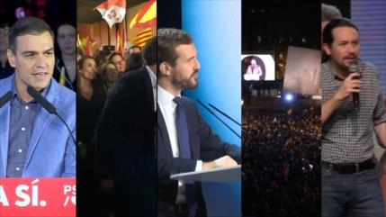 Partidos políticos de España cerraron sus campañas electorales