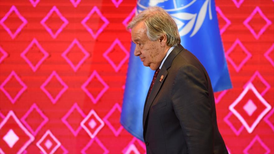 El secretario general de las Naciones Unidas, António Guterres, asiste a una cumbre de ASEAN-ONU en Bangkok, capital de Tailandia, 3 de noviembre de 2019. (Foto: AFP)