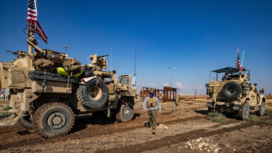 Vehículos blindados estadounidenses desplegados en el norte de Siria, 31 de octubre de 2019. (Foto: AFP) 