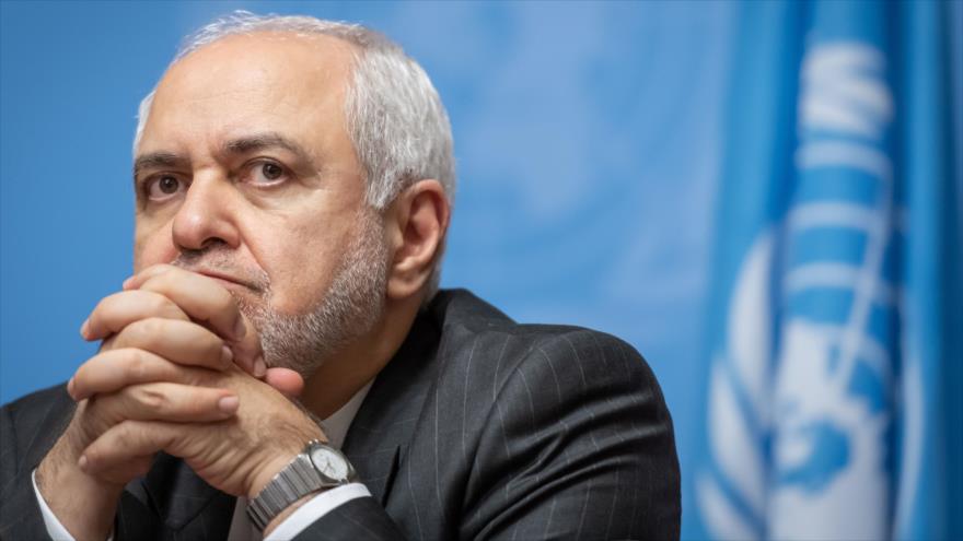 El canciller iraní, Mohamad Yavad Zarif, asiste a una rueda de prensa en Ginebra (Suiza), 29 de octubre de 2019. (Foto: AFP)