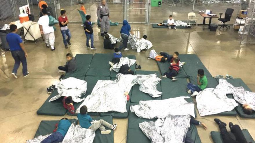 Una imagen del interior de un centro de detención estadounidense en Texas, 17 de junio de 2017. (Foto: CPB)