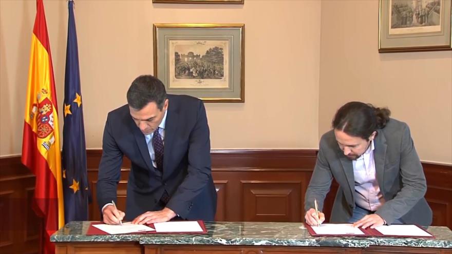 PSOE cierra preacuerdo de coalición con Unidas Podemos en España