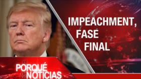 El Porqué de las Noticias: Violencia y represión en Bolivia. Ataques contra palestinos. Juicio político de Trump