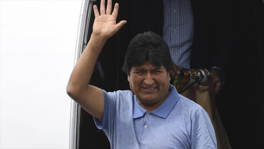 El expresidente de Bolivia Evo Morales en la Ciudad de México, 12 de noviembre de 2019. (Foto: AFP)