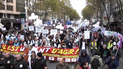 Franceses denuncian política del Gobierno en hospitales públicos