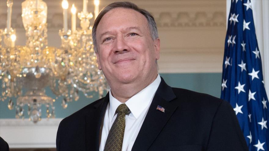 El secretario de Estado de EE.UU., Mike Pompeo, Washington DC, 14 de noviembre de 2019. (Foto: AFP)