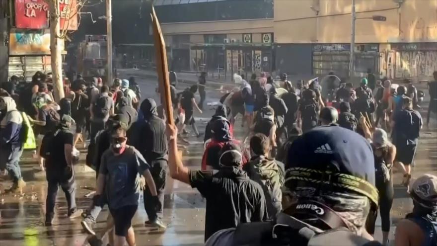 Continúan las protestas antigubernamentales en Chile