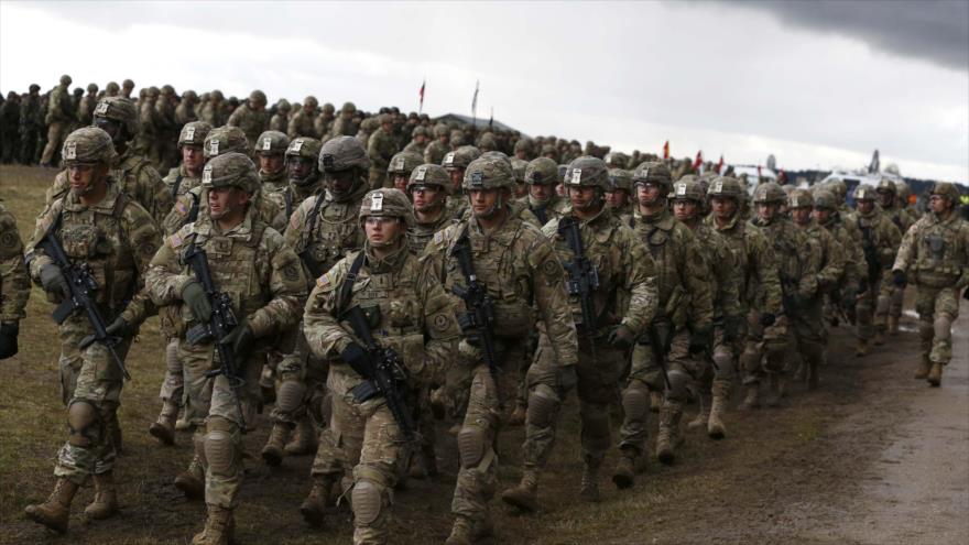 Soldados estadounidenses participan en unas maniobras de la OTAN cerca de Orzysz (Polonia), 13 de abril de 2017. (Foto: Reuters)