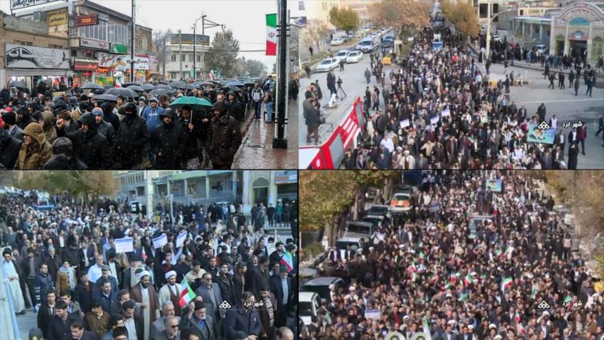 El pueblo iraní rechaza los violentos disturbios en el país