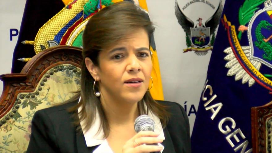 Arranca juicio político contra la ministra de Gobierno de Ecuador