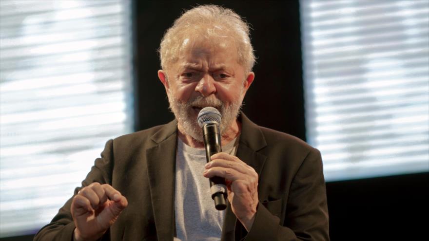 El expresidente brasileño Luiz Inácio Lula da Silva en Recife, estado de Pernambuco, Brasil, 17 de noviembre de 2019. (Foto: AFP)