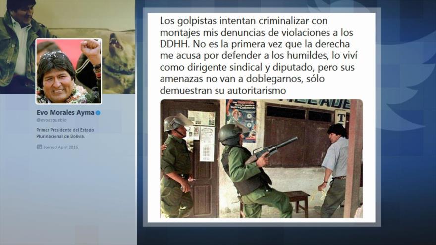 Morales denuncia violaciones a DDHH por parte de gobierno de Áñez