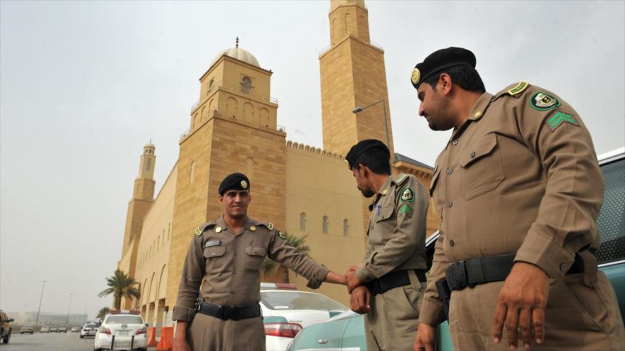 Las fuerzas de seguridad de Arabia Saudí en Riad, la capital.