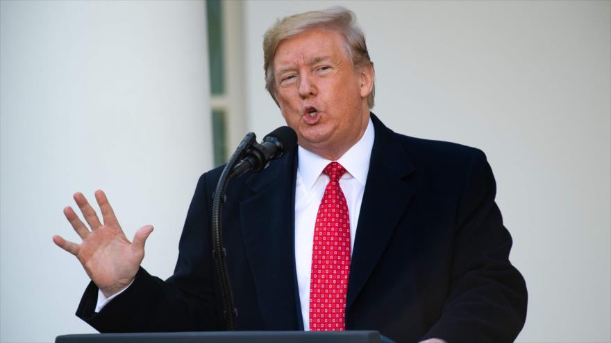 El presidente de EE.UU., Donald Trump, en la Casa Blanca, 26 de noviembre de 2019. (Foto: AFP)