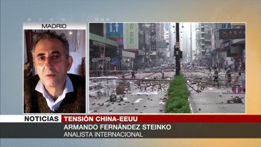 ‘China ve como una provocación injerencia de EEUU en Hong Kong’