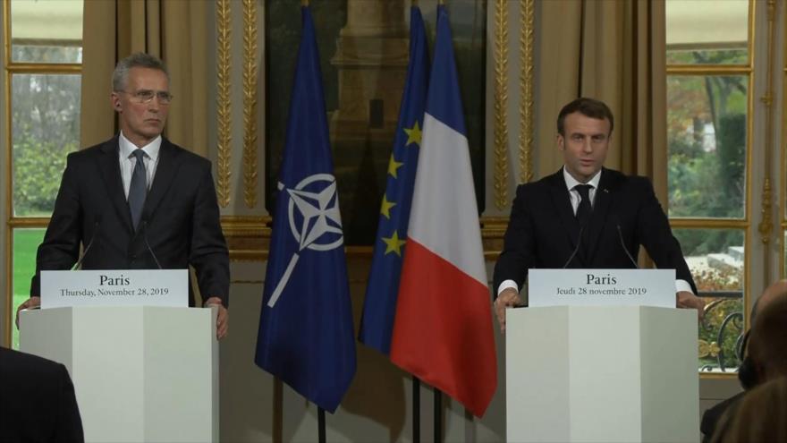 Macron vuelve a reiterar que la OTAN padece de muerte cerebral