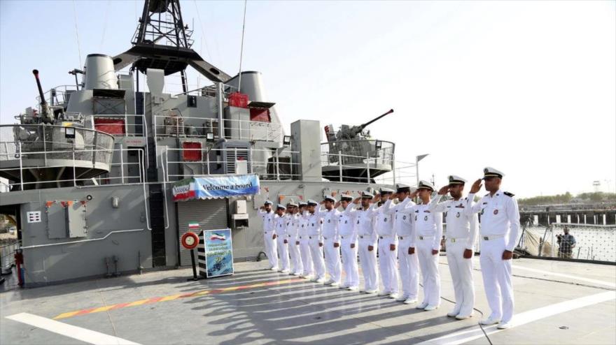 Miembros de la Fuerza Naval del Ejército de la República Islámica de Irán durante una maniobra, febrero de 2019. (Foto: IRNA)