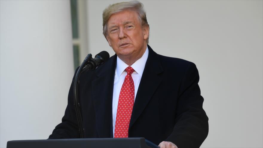 El presidente de EE.UU., Donald Trump, en la Casa Blanca, 26 de noviembre de 2019. (Foto: AFP)