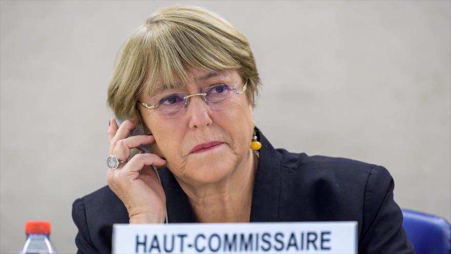 La alta comisionada de las Naciones Unidas para los Derechos Humanos, Michelle Bachelet, en Ginebra, 9 de septiembre de 2019.
