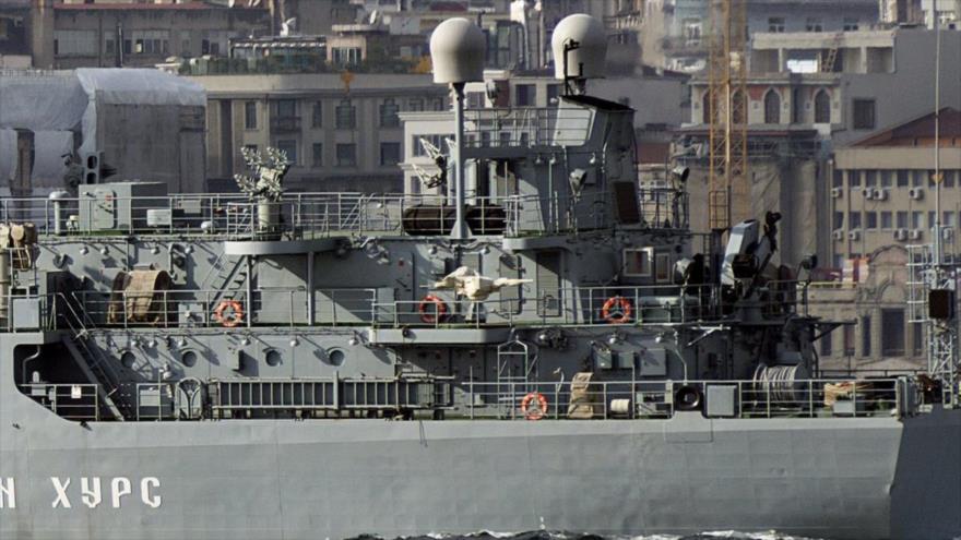 Rusia envía un nuevo buque de reconocimiento a las costas sirias