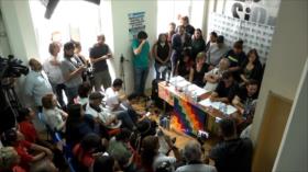 Delegación argentina denuncia golpe contra Morales en Bolivia