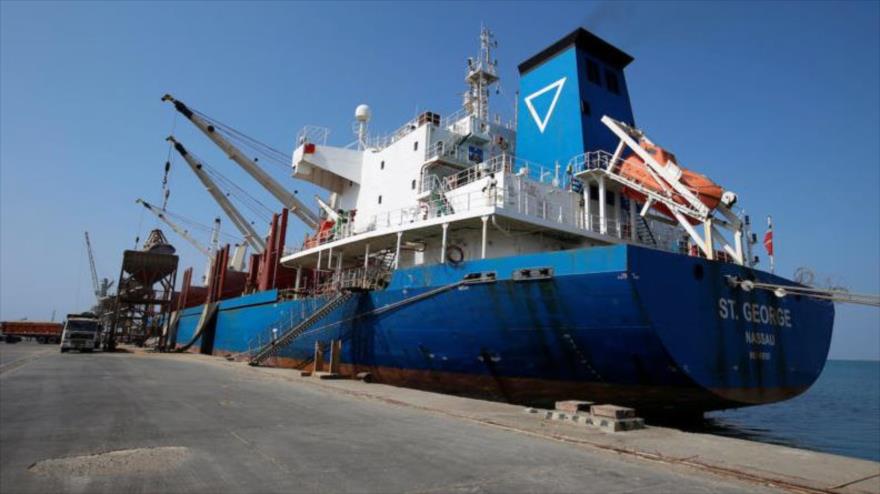 Una vista general del puerto yemení de Al-Hudayda, a unos 230 kilómetros al oeste de Saná, la capital, 30 de noviembre de 2017. (Foto: Reuters)