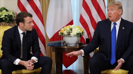 Trump a Macron: ¿Quiere que mande terroristas de EIIL a Francia?