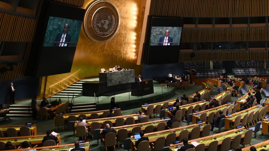 Una sesión de la Asamblea General de las Naciones Unidas (AGNU) en Nueva York (EE.UU.), 30 de octubre de 2019. (Foto: AFP)