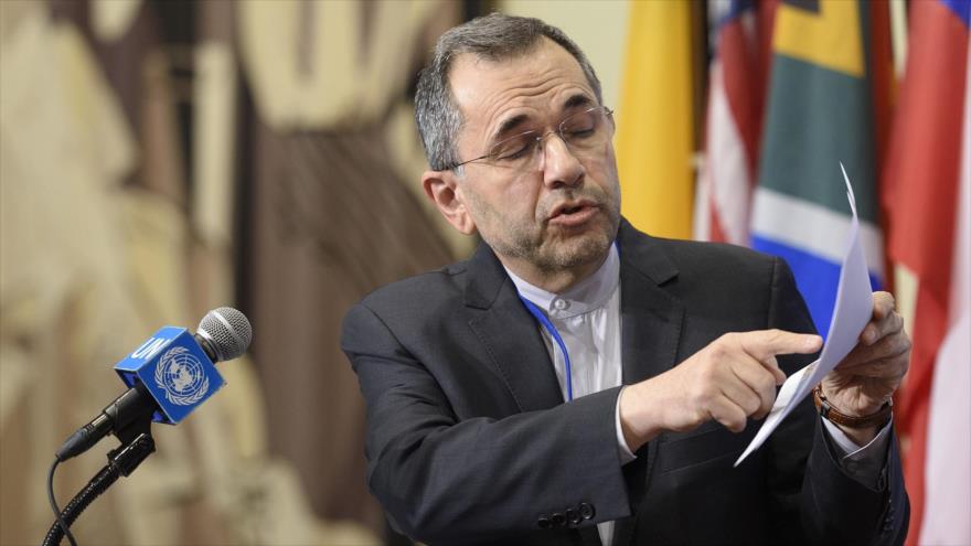El representante permanente de Irán ante la Organización de las Naciones Unidas (ONU), Mayid Tajt Ravanchi.