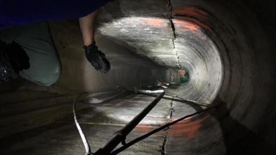 Descubren un nuevo túnel inconcluso en frontera México-EEUU